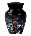  Butterfly Urn with Wolf Howling Theme for Human Ashes