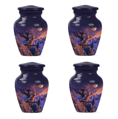 Goat Theme 3 Inch Keepsake Pack of 4