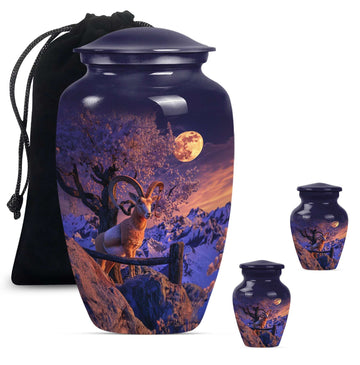 Large Urn With 2 Keepsake Urn