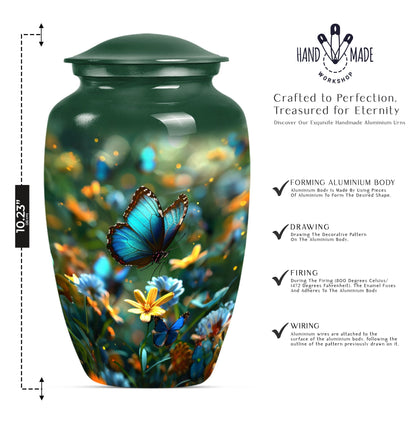  butterfly urn