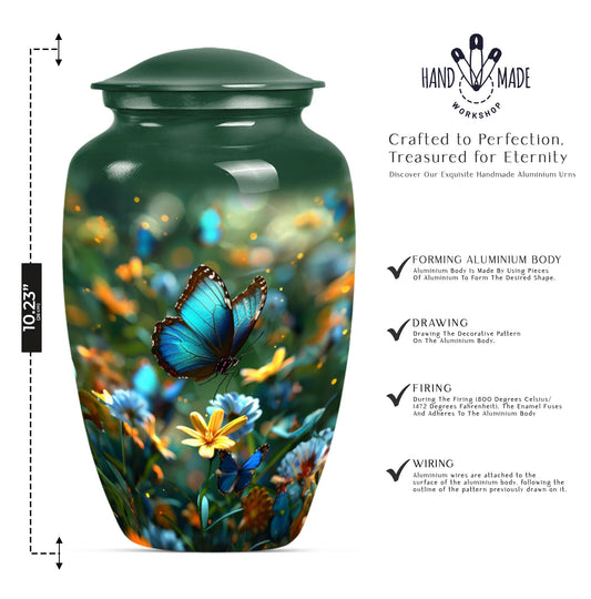  butterfly urn