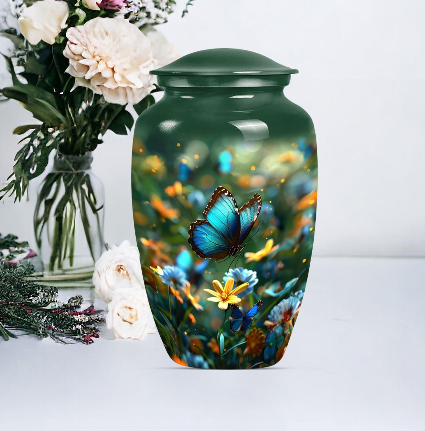  butterfly urn