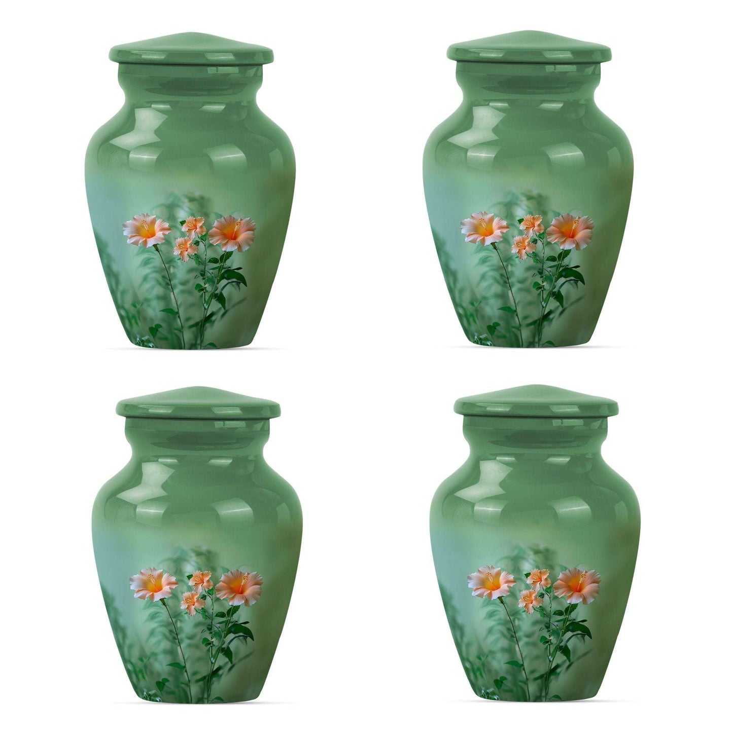 Flowers Theme 3 Inch Keepsake Pack of 4