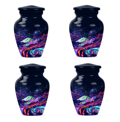 Turtle Theme 3 Inch Keepsake Pack of 4