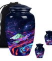 Turtle Theme Large Urn With 2 Keepsake Urn