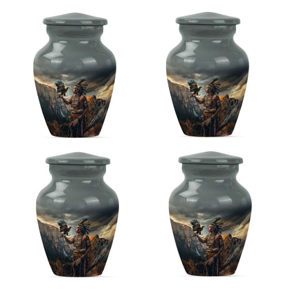 Tribe Man Theme 3 Inch Keepsake Pack of 4