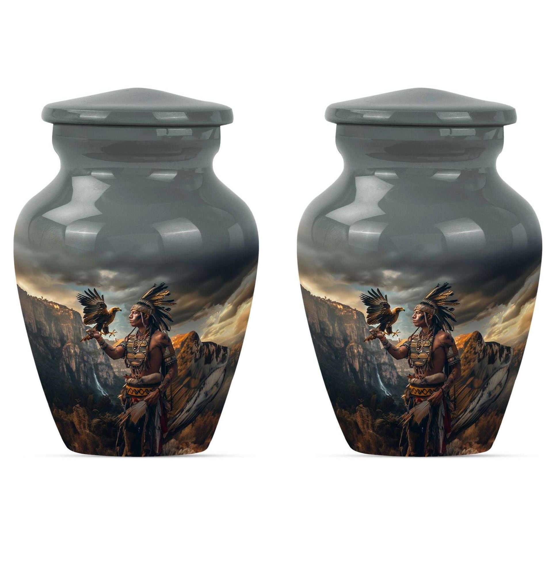 Tribe Man Theme 3 Inch Keepsake Pack of 2