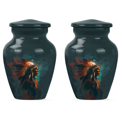 Tribe Man Theme 3 Inch Keepsake Pack of 2