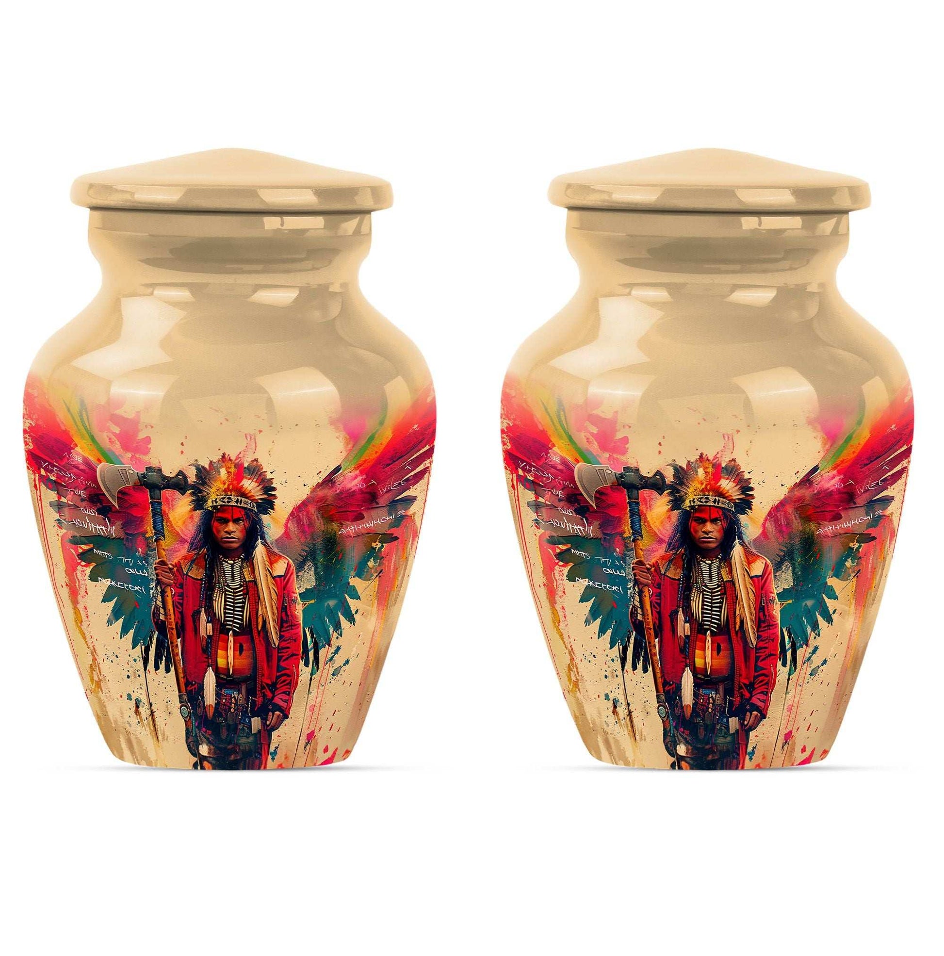 Tribe Man Theme 3 Inch Keepsake Pack of 2