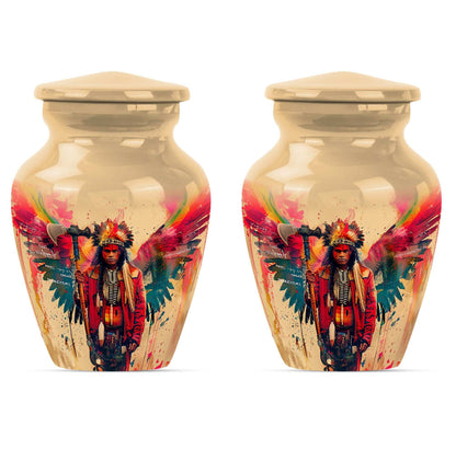 Tribe Man Theme 3 Inch Keepsake Pack of 2