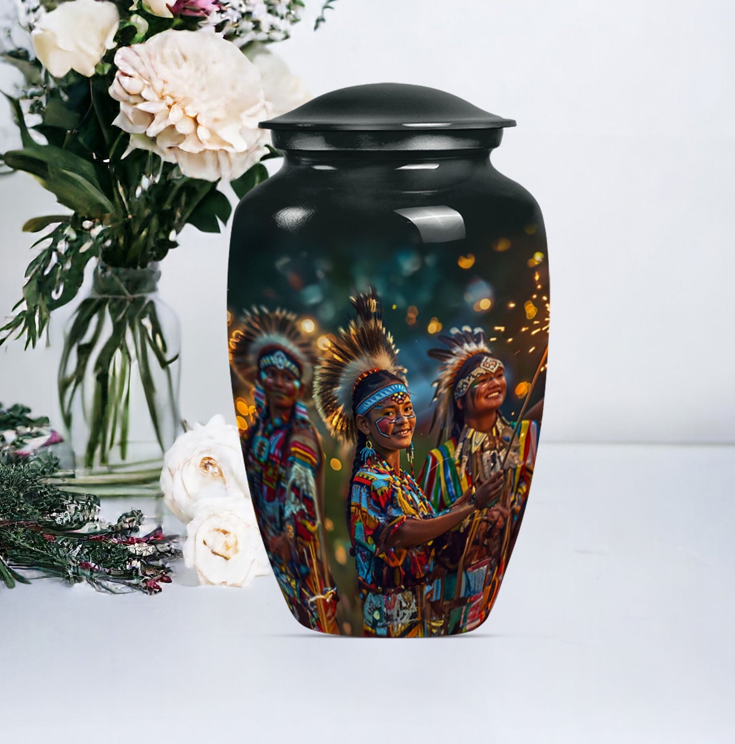 10-inch classic tribe Man Urn