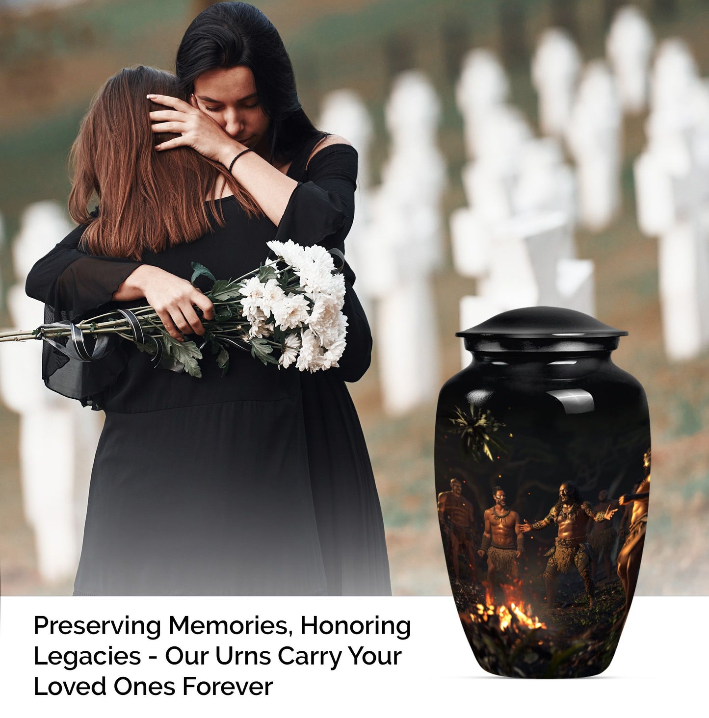tribe Man Urn