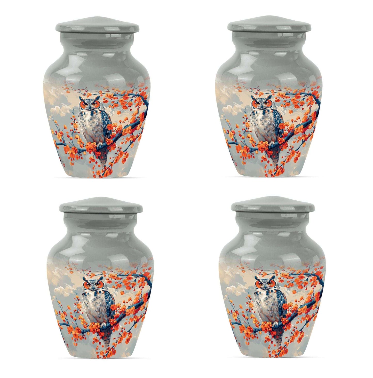 Owl Theme 3 Inch Keepsake Pack of 4