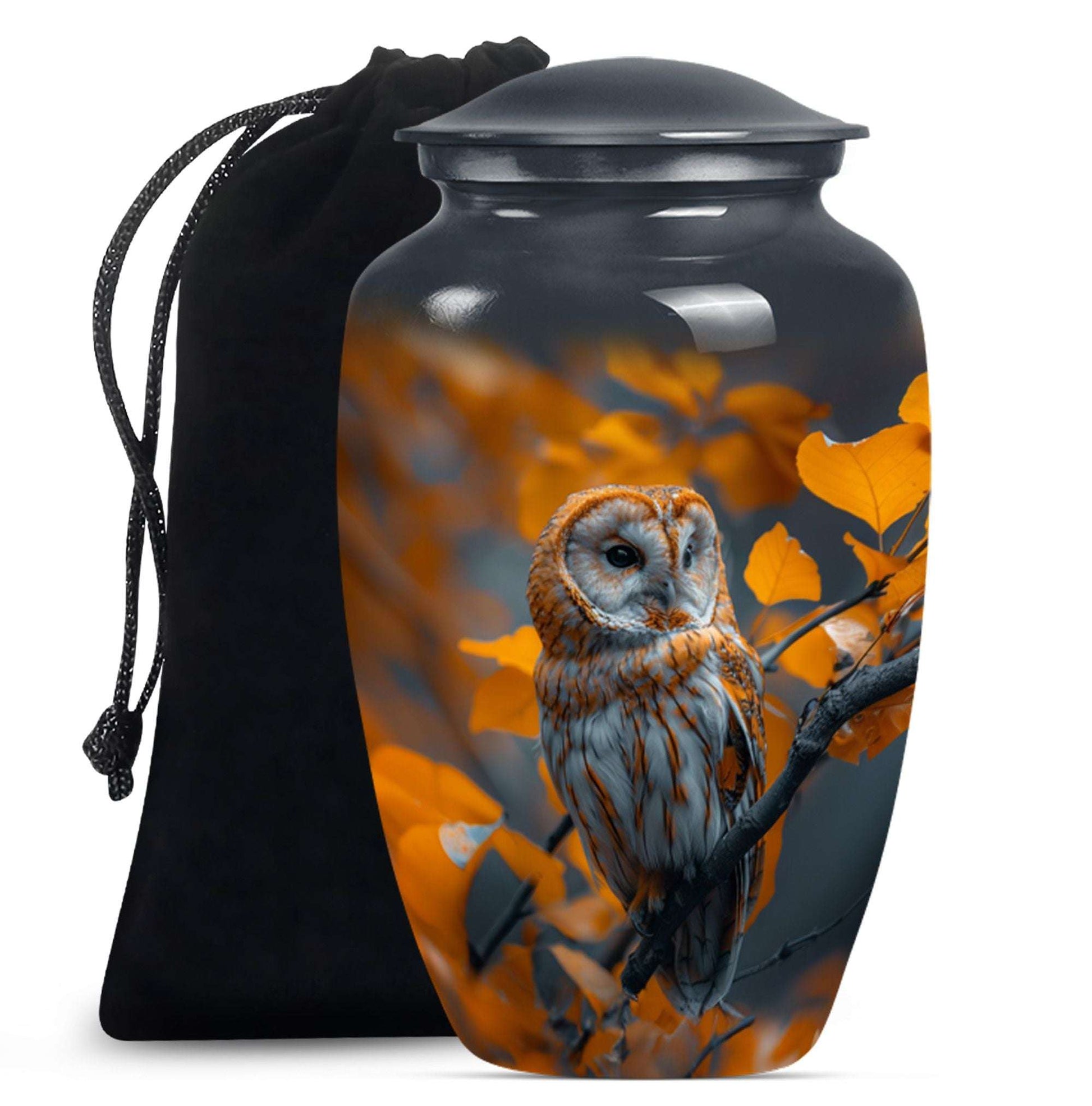 Owl Theme Large Urn 10 Inch