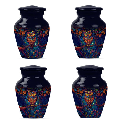 Owl Theme 3 Inch Keepsake Pack of 4
