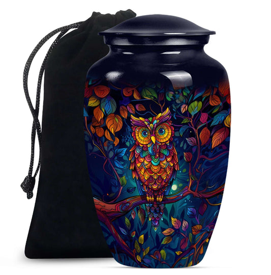 Owl Theme Large Urn 10 Inch