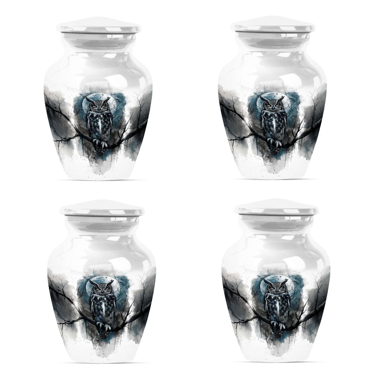 Owl Theme 3 Inch Keepsake Pack of 4