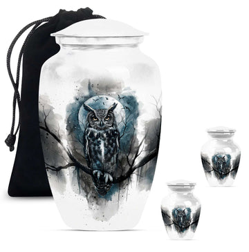 Large Urn With 2 Keepsake Urn