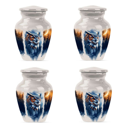 Owl Theme 3 Inch Keepsake Pack of 4