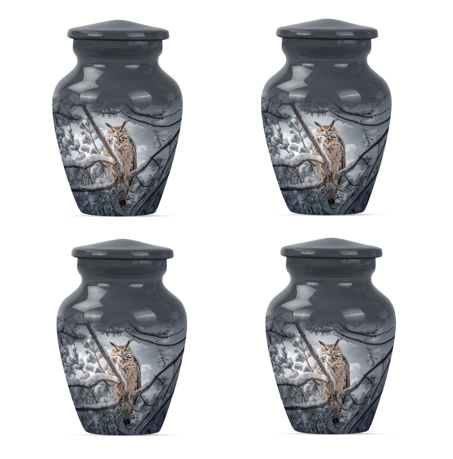 Owl Theme 3 Inch Keepsake Pack of 4