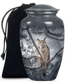 Owl Theme Large Urn 10 Inch