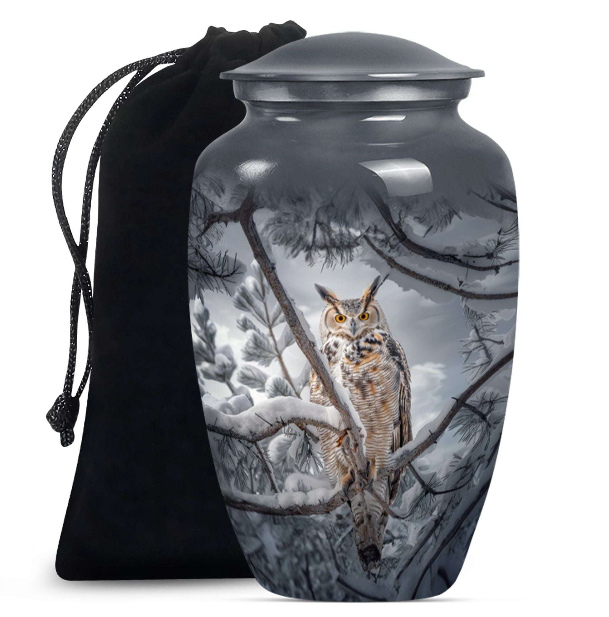 Owl Theme Large Urn 10 Inch