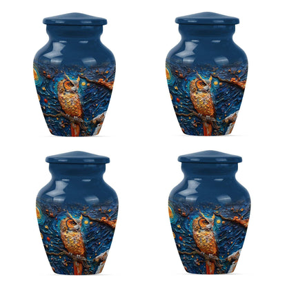 Owl Theme 3 Inch Keepsake Pack of 4