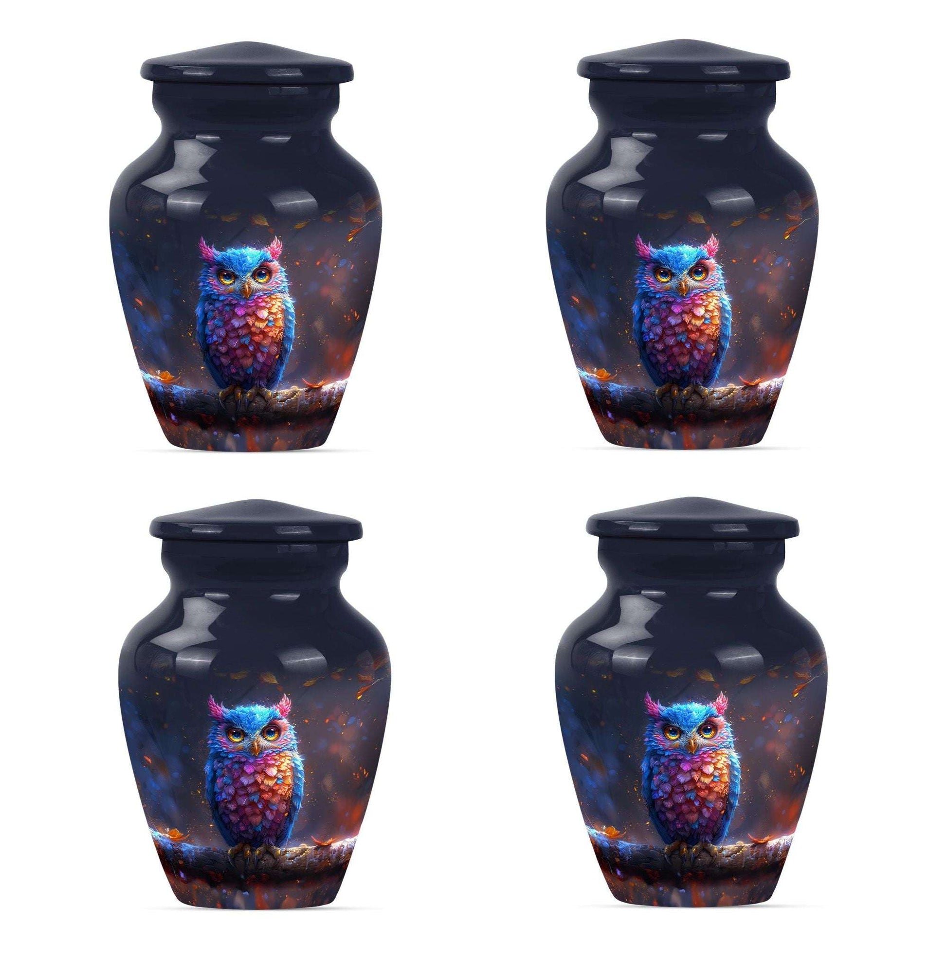 Owl Theme 3 Inch Keepsake Pack of 4