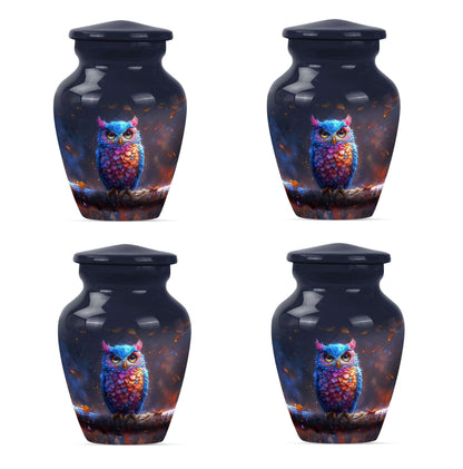 Owl Theme 3 Inch Keepsake Pack of 4