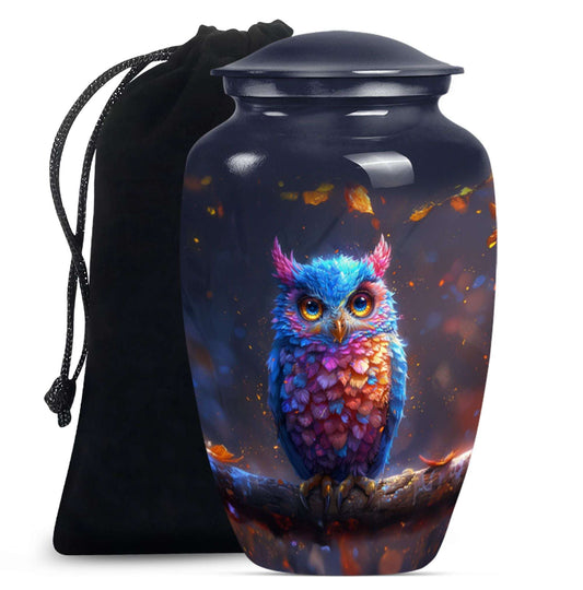 Owl Theme Large Urn 10 Inch