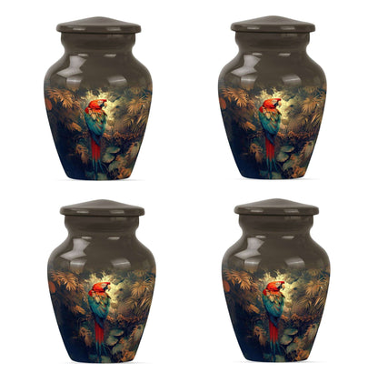 Macaw Parrot Theme 3 Inch Keepsake Pack of 4