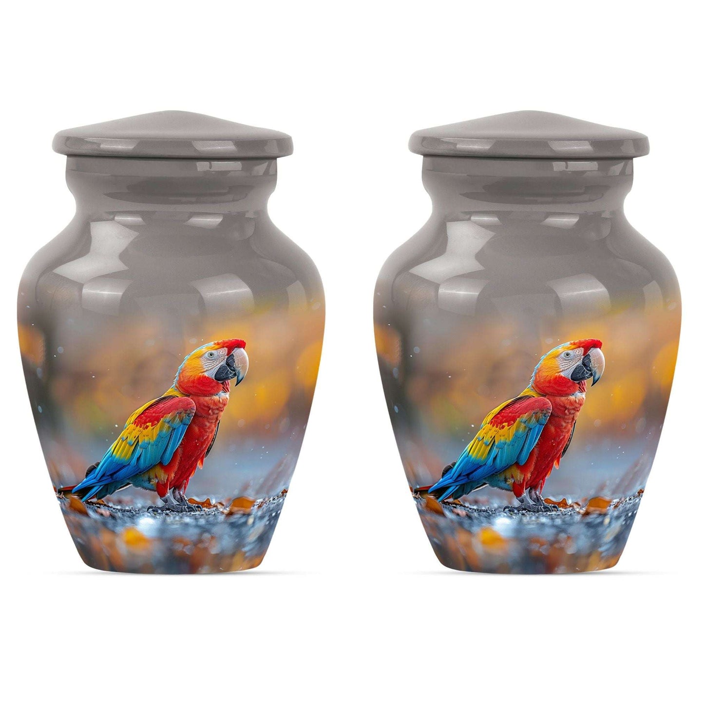 Macaw Parrot Theme 3 Inch Keepsake Pack of 2