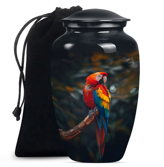 wolf howling design for cremation ashes