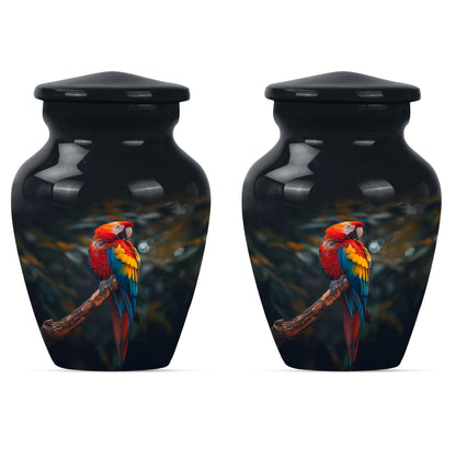 wolf howling design for cremation ashes