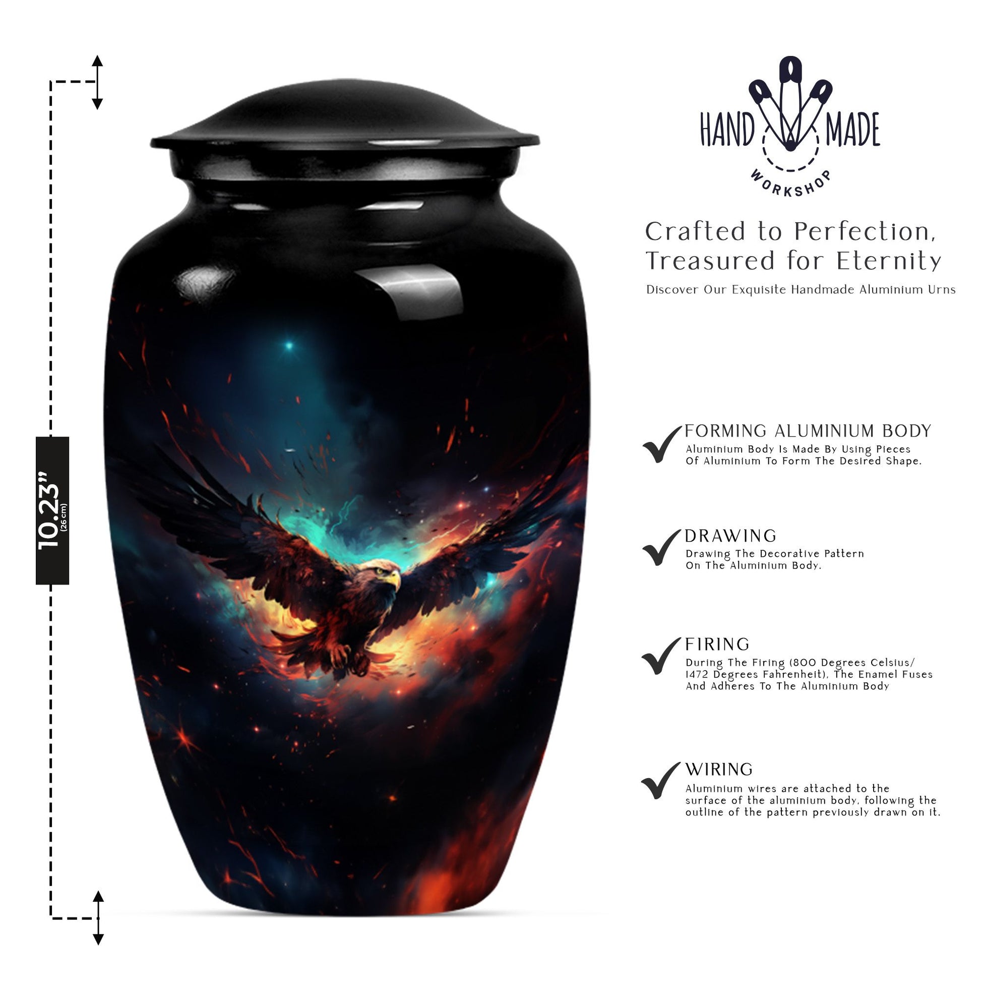 EAGLE urn for human ashes