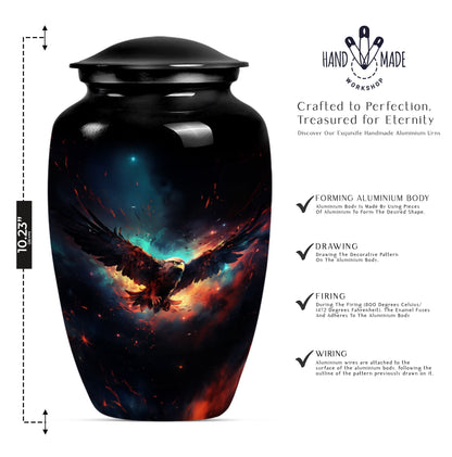 EAGLE urn for human ashes