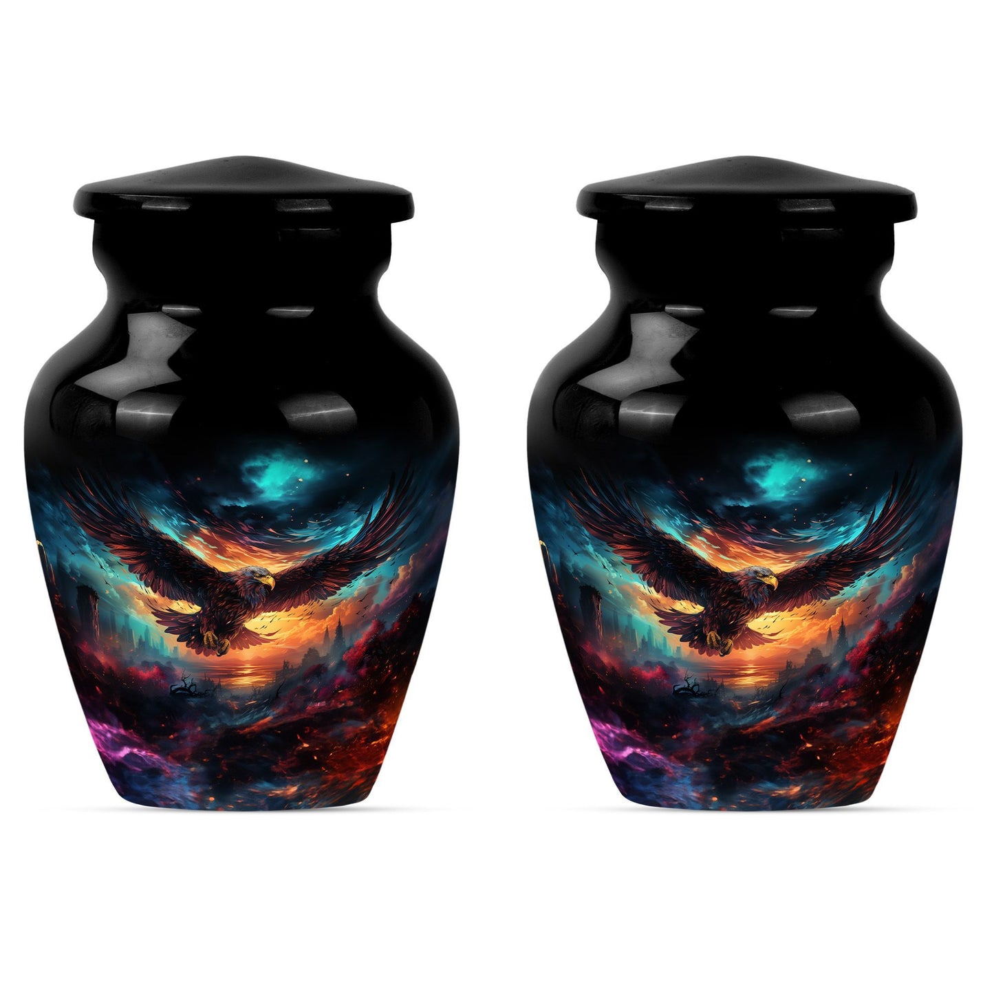  Wolf Howling design for human ashes