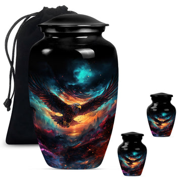 Large Urn with 2 Mini Urn