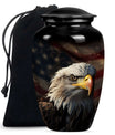Eagle Theme Large Urn 10 Inch