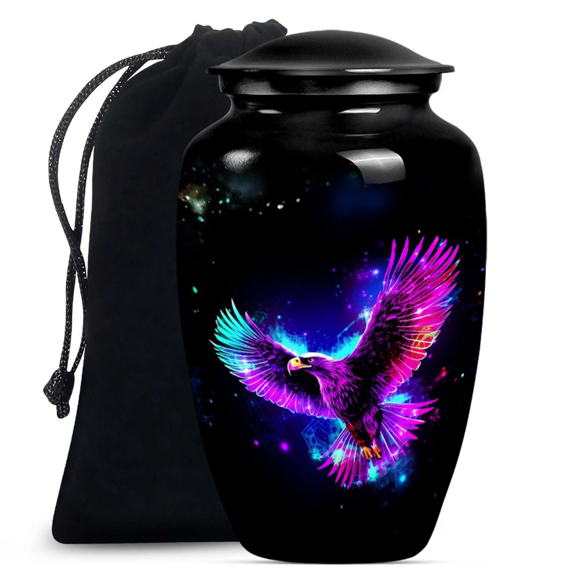 Eagle Theme Large Urn 10 Inch