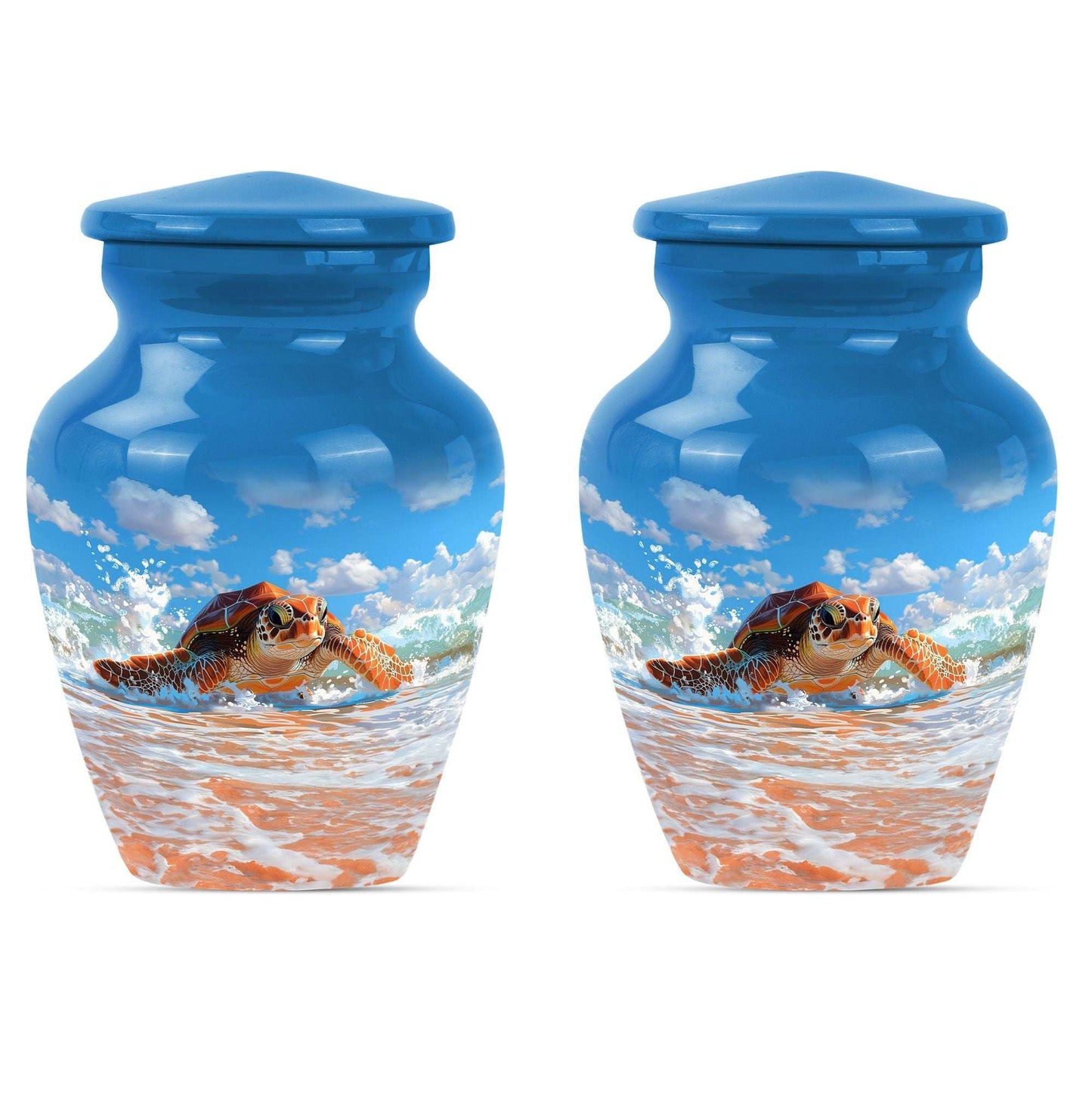 Turtle Theme 3 Inch Keepsake Pack of 2