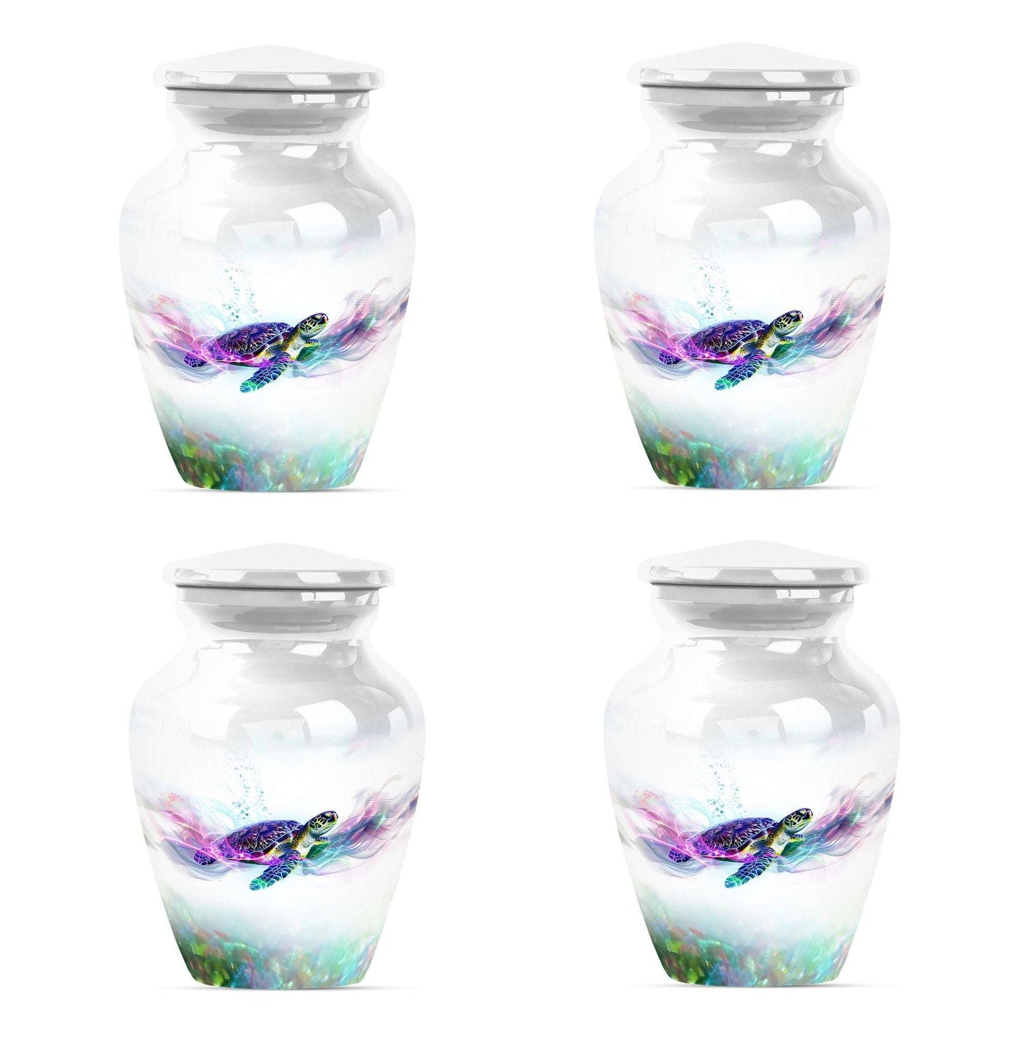 Turtle Theme 3 Inch Keepsake Pack of 4