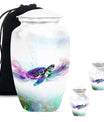 Turtle Theme Large Urn With 2 Keepsake Urn