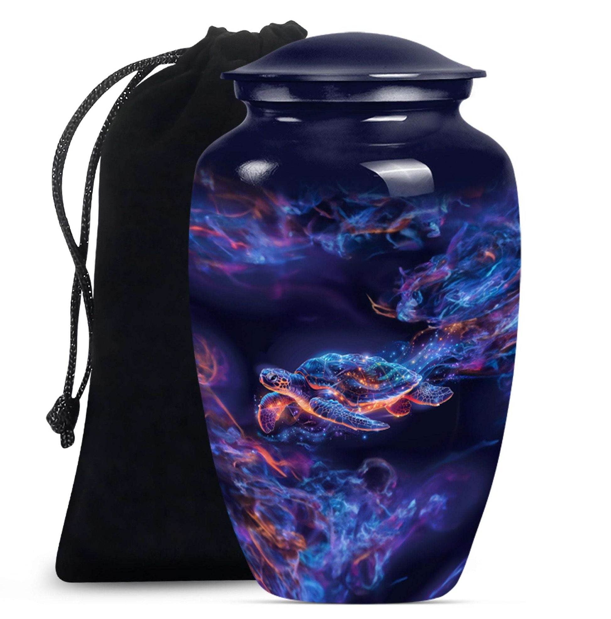 Turtle Theme Large Urn 10 Inch