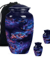 Turtle Theme Large Urn With 2 Keepsake Urn