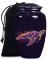 Turtle Theme Large Urn 10 Inch
