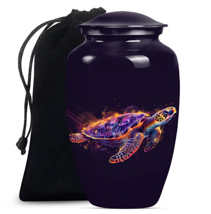 Turtle Theme Large Urn 10 Inch