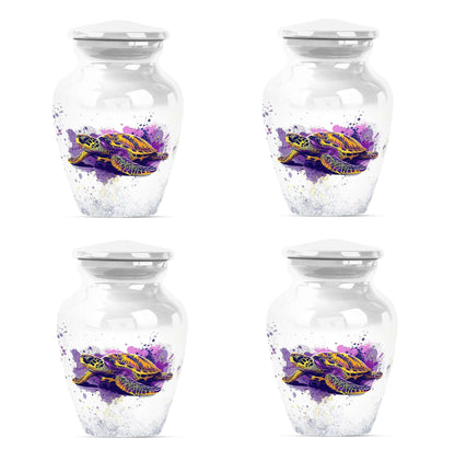 Turtle Theme 3 Inch Keepsake Pack of 4
