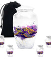 Turtle Theme Large Urn With 4 Keepsake Urn