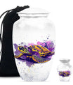 Turtle Theme Large Urn With 1 Keepsake Urn